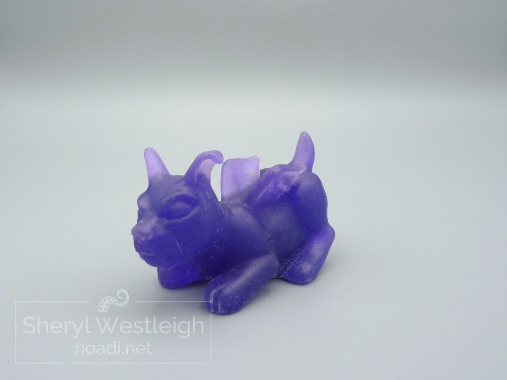 Purple resin bably chupacabra 